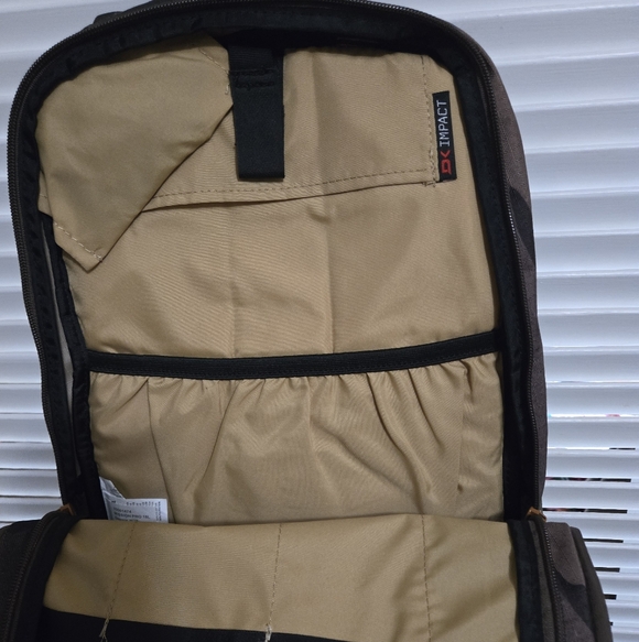 Dakine Camouflage Backpack with Yellow and Brown Accents main image 7